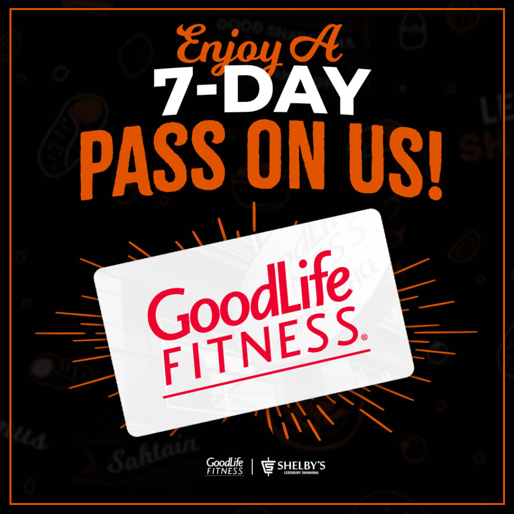 GoodLife Fitness 7-day pass
